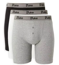 Duke of London 3 Pack Cotton Boxer Short
