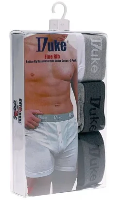 Duke of London 3 Pack Cotton Boxer Short