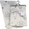 Elephant Baby Blanket Grey