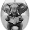 Elephant Printed Toilet Seat