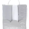 Eli & Raff 3 Piece Moses Basket Set