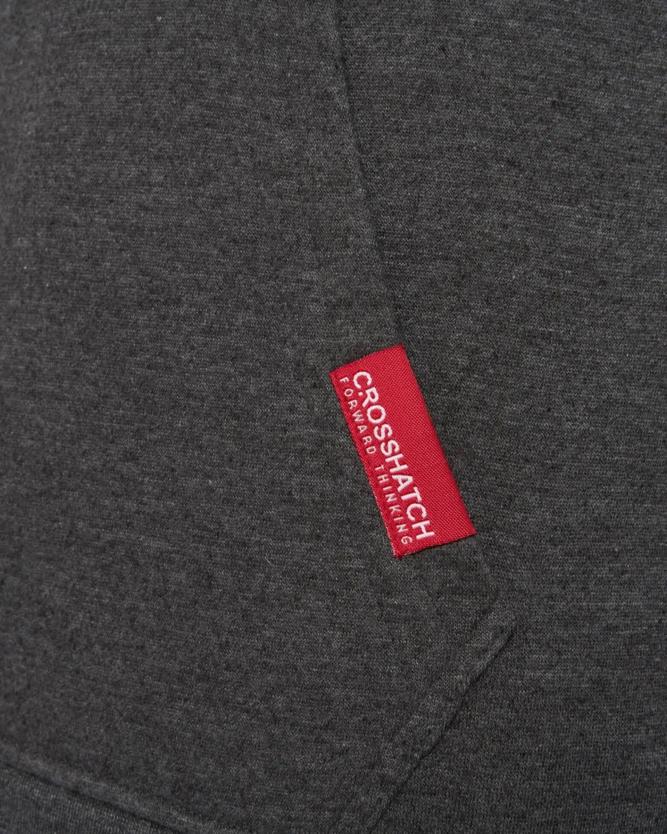 Ellsworth Hoodie Charcoal by Crosshatch