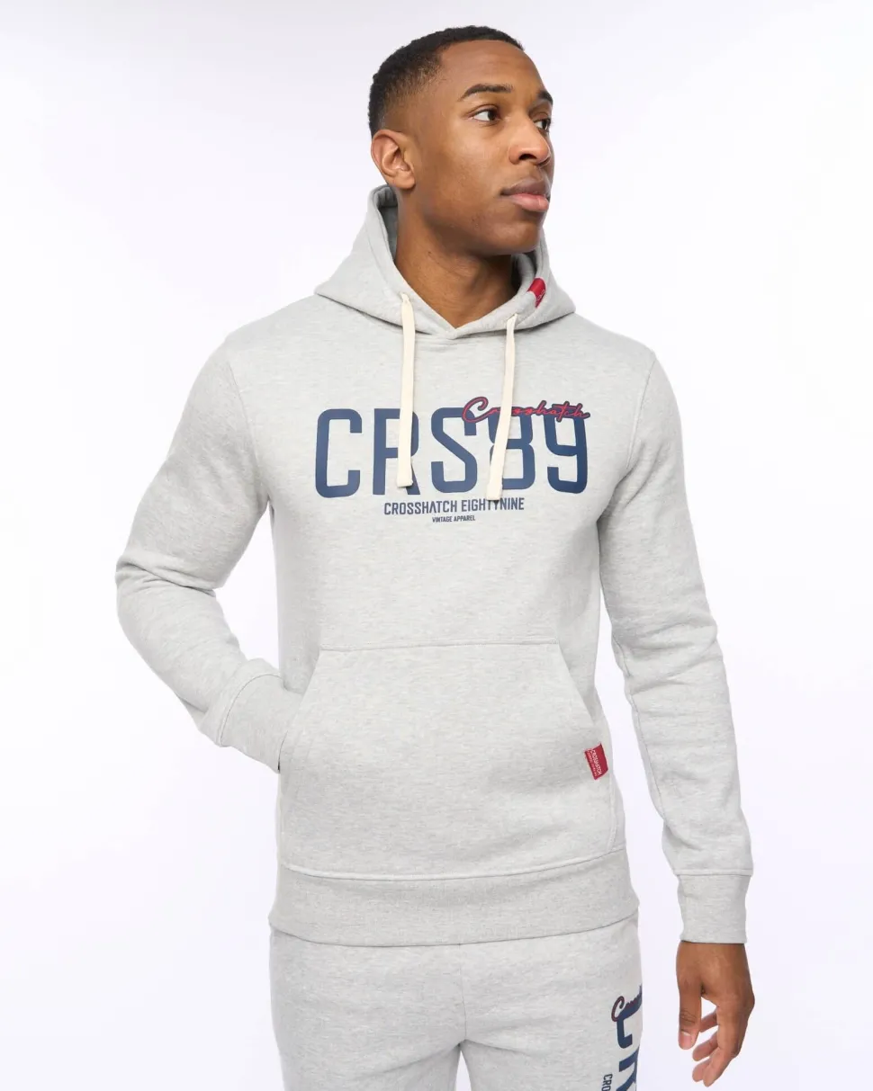 Ellsworth Hoodie Grey by Crosshatch