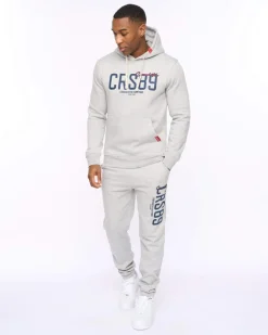 Ellsworth Hoodie Grey by Crosshatch