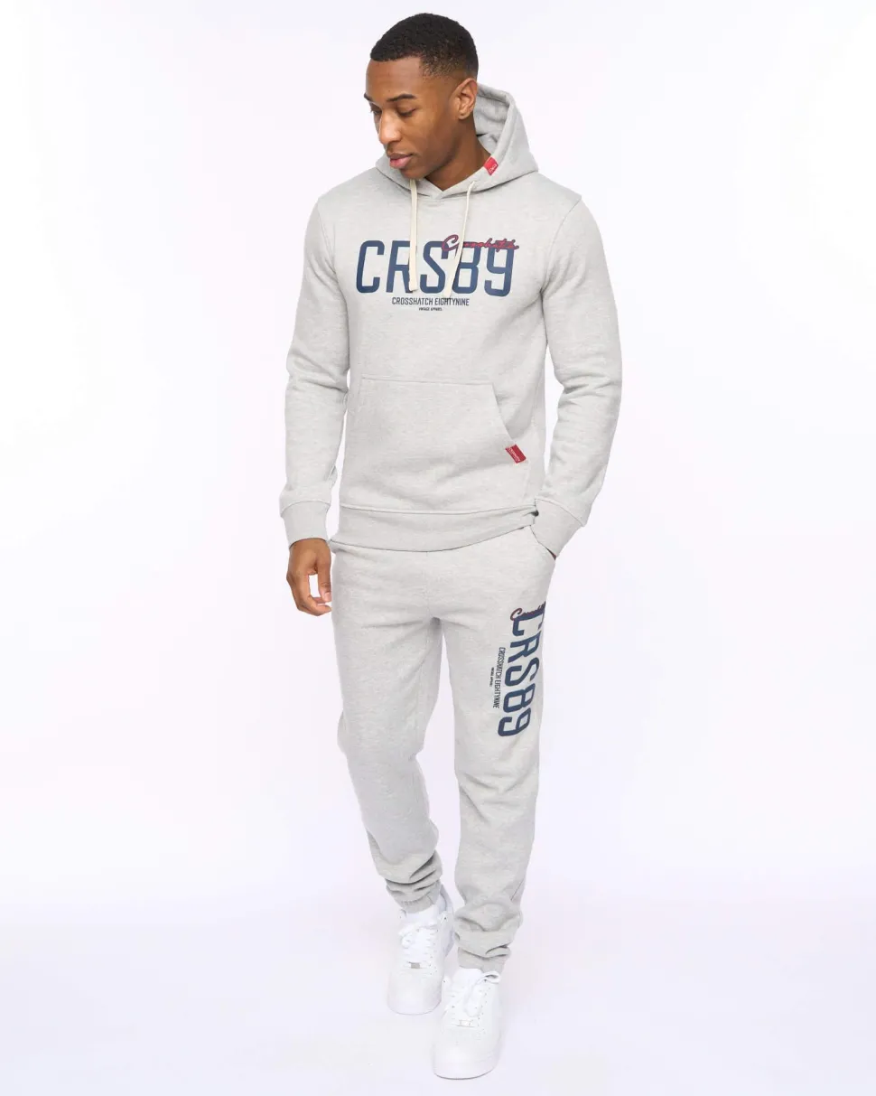 Ellsworth Hoodie Grey by Crosshatch