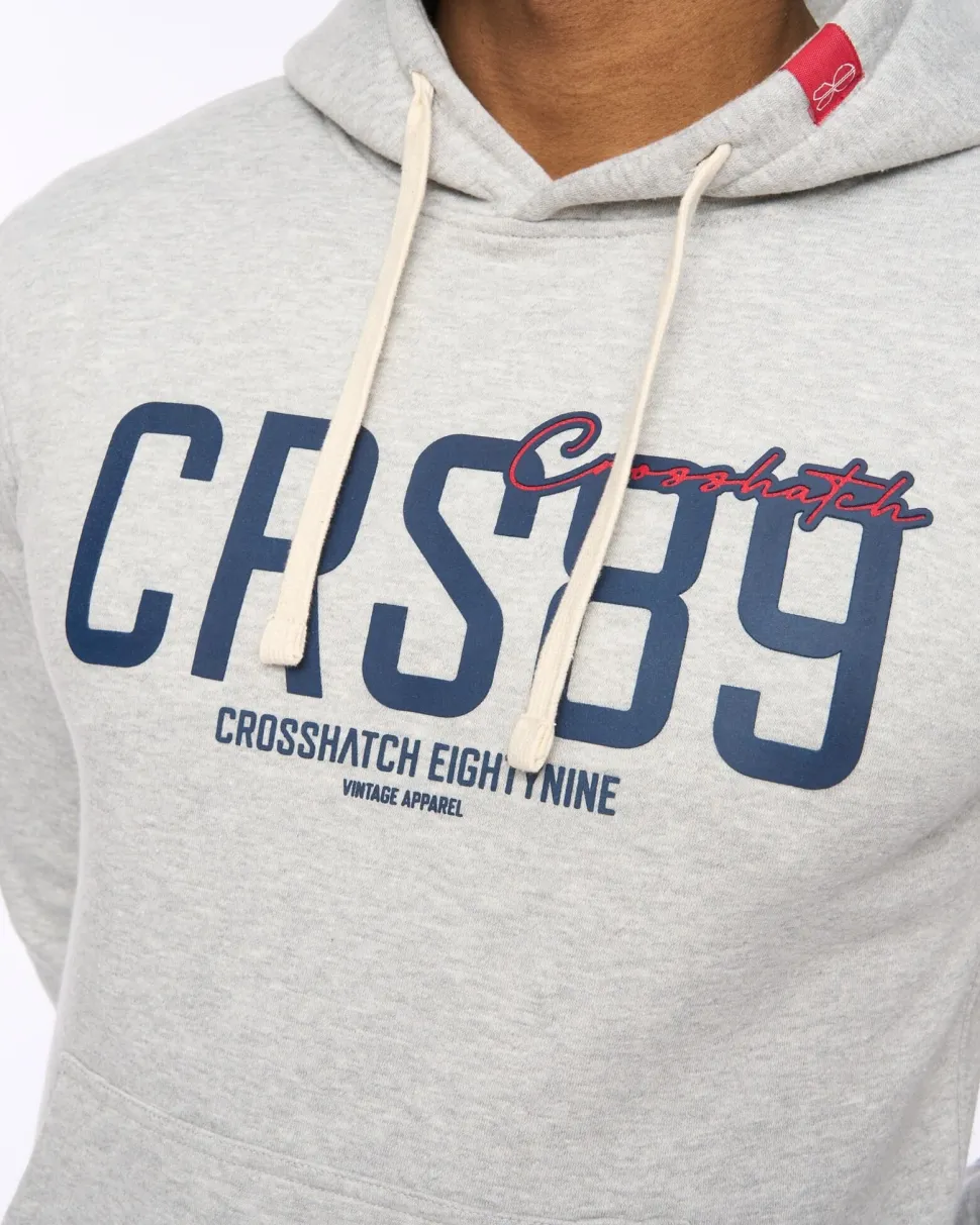 Ellsworth Hoodie Grey by Crosshatch