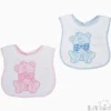 Embroidered 100% Cotton Baby Bib by Soft Touch