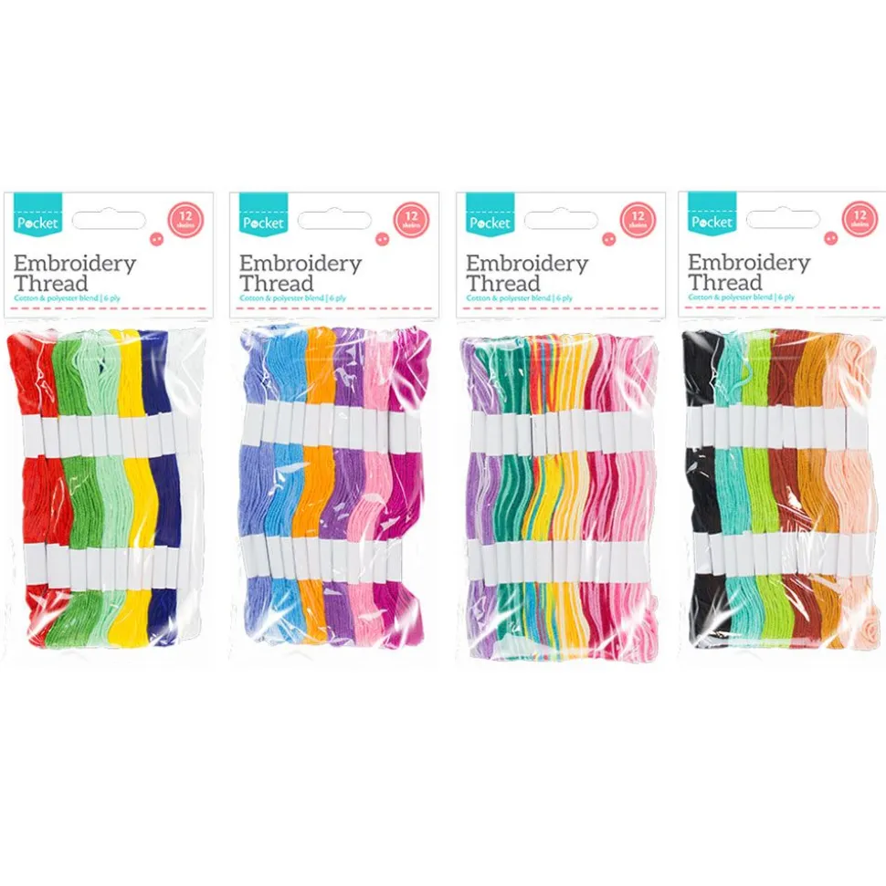 Embroidery Thread 12 Skeins