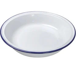 Enamel Deep Round Plate 20cm by Falcon Housewares