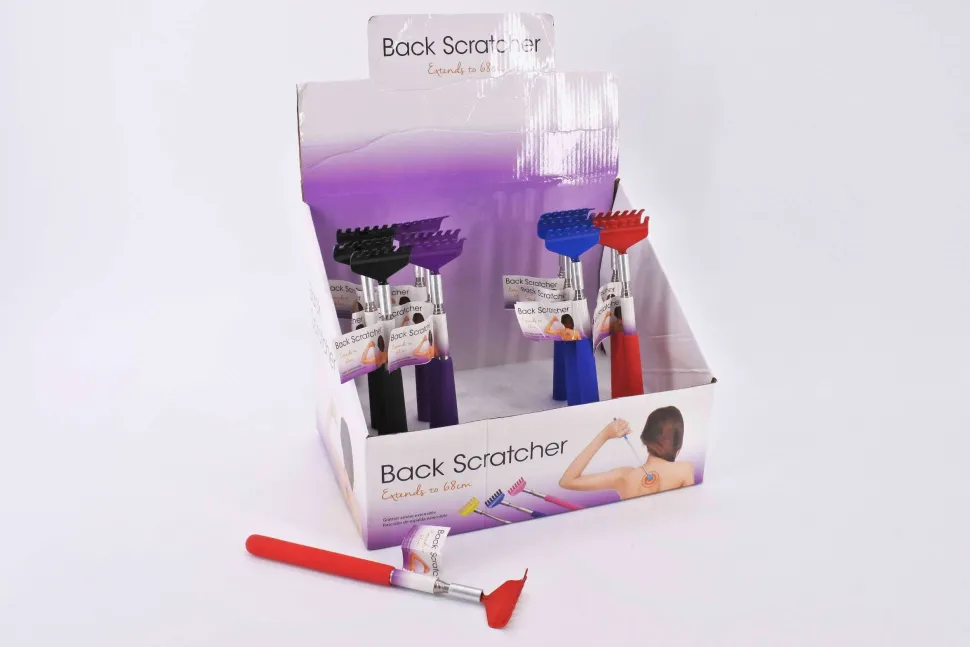 Extendable Back Scratcher 4 Assorted Colours