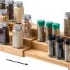 Extendable Bamboo Spice Rack