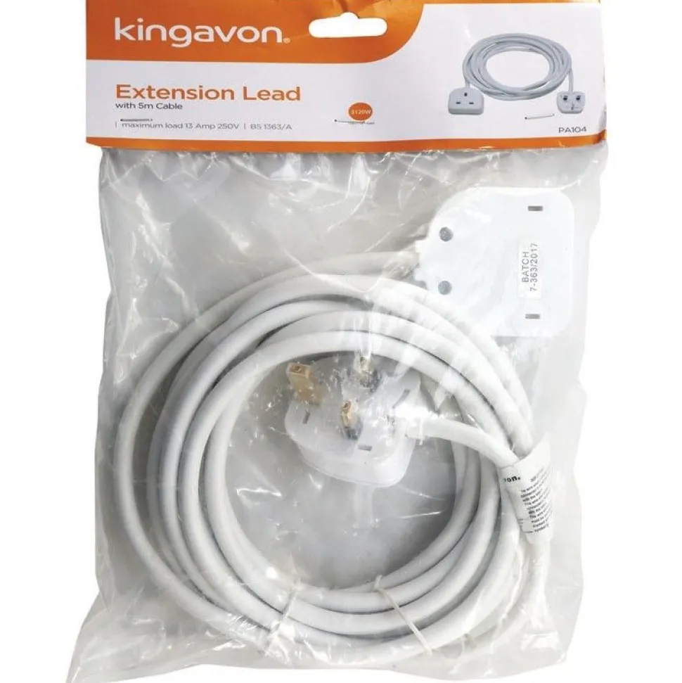 Extension Lead 5 Metre Cable