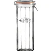 Facetted Clip Top Jar 2.2 Litre by Kilner