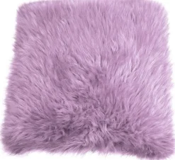 Faux Fur Cushion Cover Lilac 45x45cm