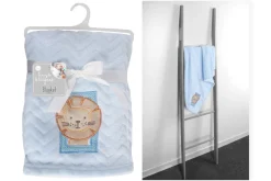 First Steps Baby Blanket Lion Blue