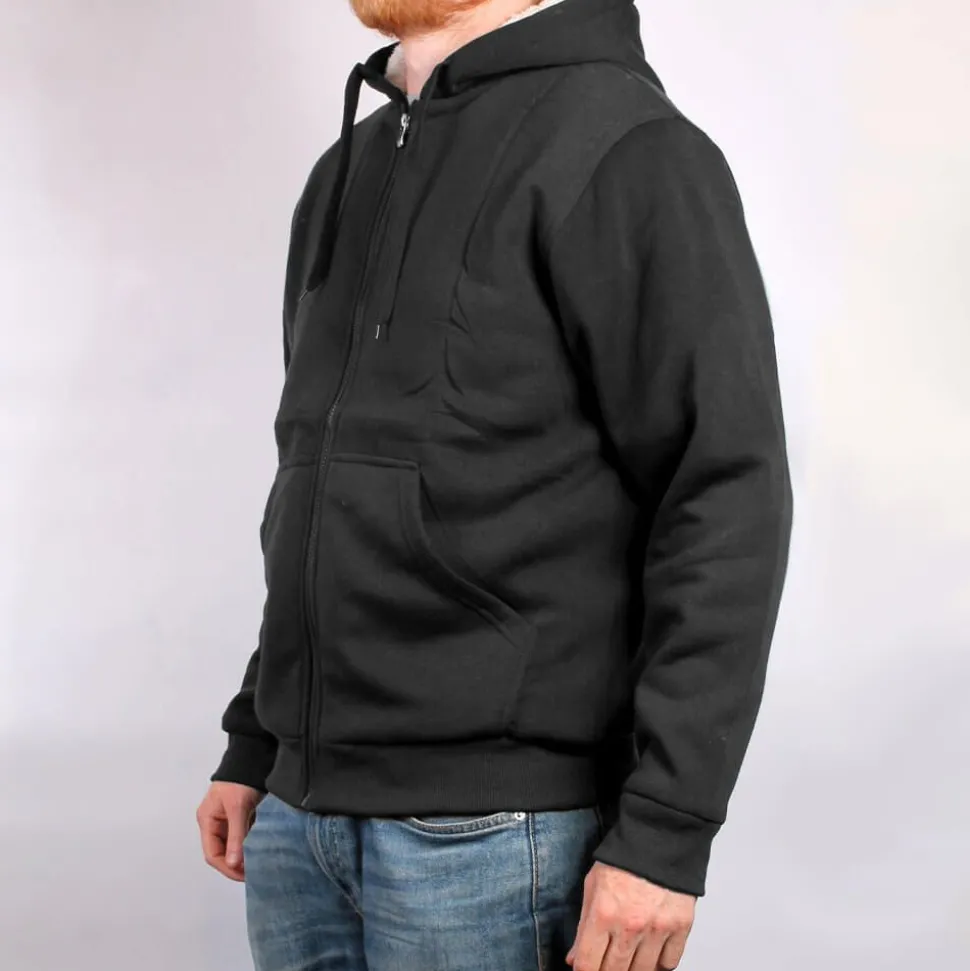 Fleece Lined Full Zip Hooded Jacket