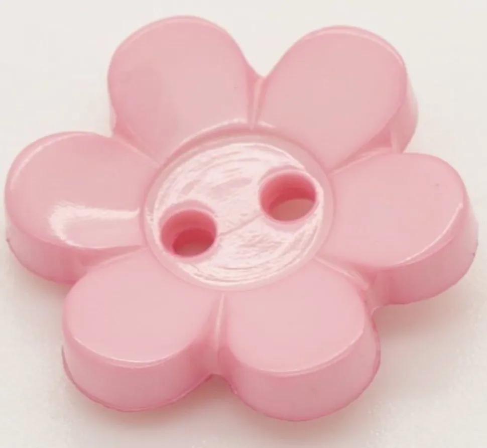 Flower Shaped Button - Size 24