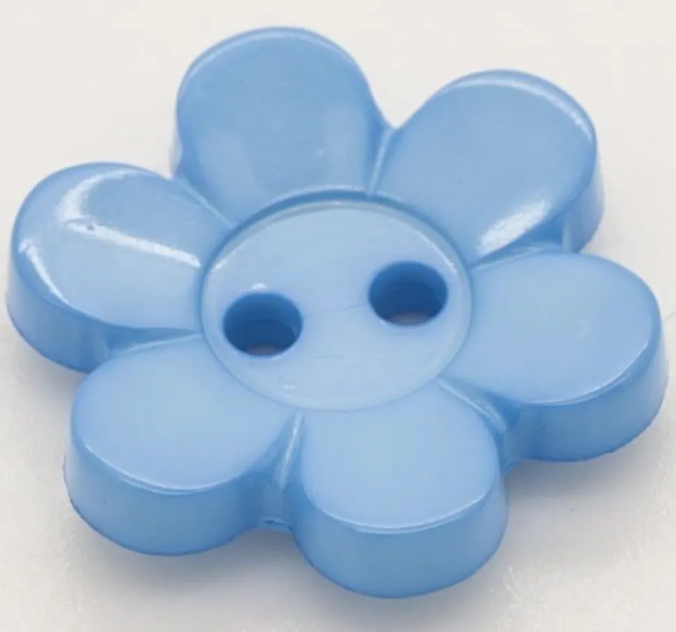 Flower Shaped Button - Size 24