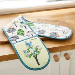 Forest Birds Double Oven Glove by Cooksmart