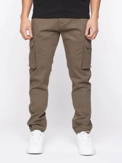 Frenton Crosshatch Cargo Pants Khaki