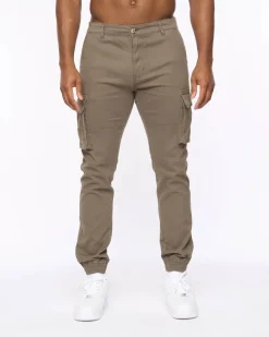 Frenton Crosshatch Cargo Pants Khaki