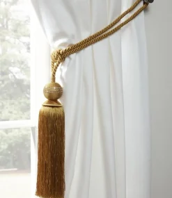 Galaxy Curtain Rope Tie Back Ochre