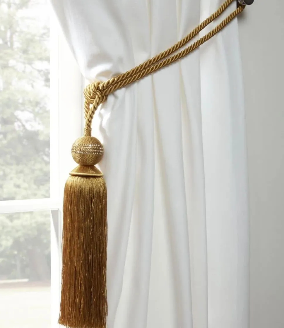 Galaxy Curtain Rope Tie Back Ochre