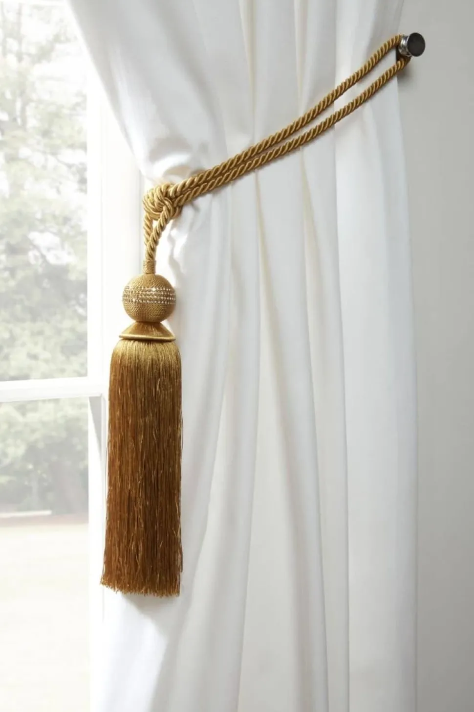 Galaxy Curtain Rope Tie Back Ochre