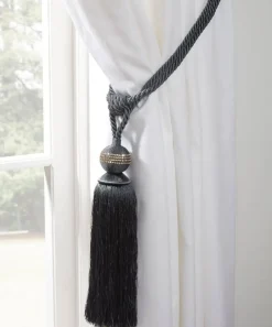 Galaxy Curtain Rope Tie Back Graphite