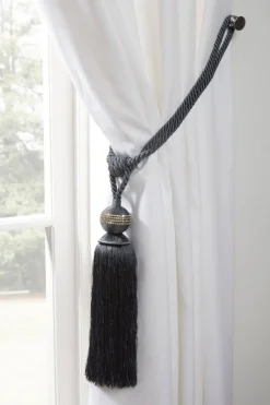Galaxy Curtain Rope Tie Back Graphite