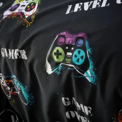 Game Over Duvet Set Black by Catherine Lansfield