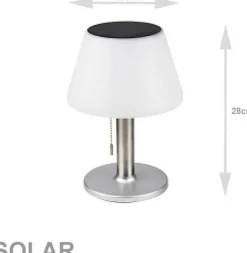 Garden Outdoor Solar Table Lamp