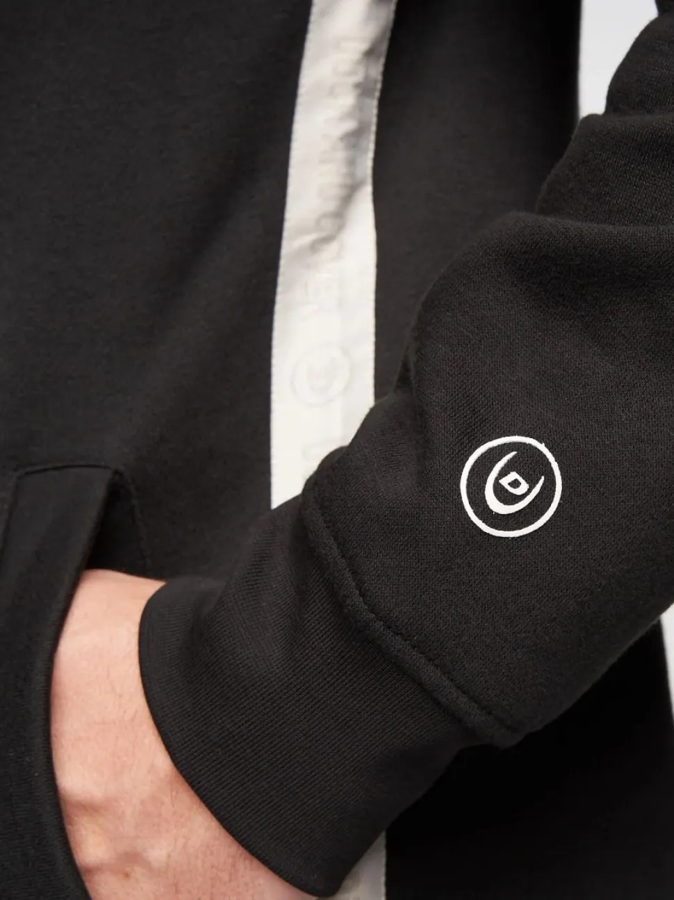 Gathport Men's Hoodie Black by Duck & Cover