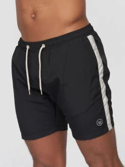 Gathport Men's Swim Shorts Black by Duck & Cover