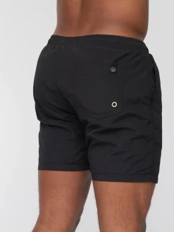 Gathport Men's Swim Shorts Black by Duck & Cover