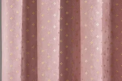 Gemini Woven Tape Top Curtains Pair Blush