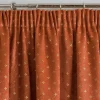 Gemini Woven Tape Top Curtains Pair Spice