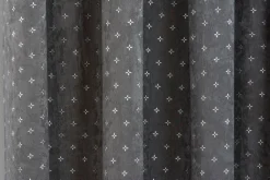 Gemini Woven Tape Tope Curtains Pair Grey