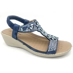 Gill Women's Cushion Walk Sandals Navy