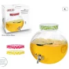 Glass Ball Drinks Dispenser 4 Litre