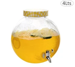 Glass Ball Drinks Dispenser 4 Litre