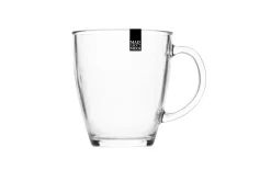 Glass Mug 12oz Plain Clear
