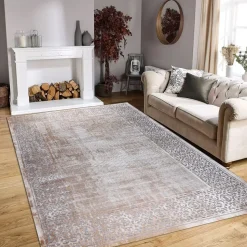 Gobi Cream & Grey Rug 200x290 cm
