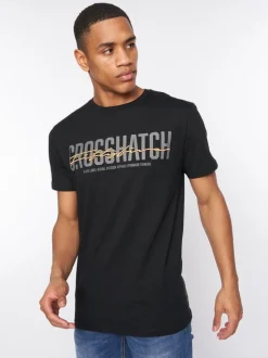 Gooch T-Shirt Black by Crosshatch