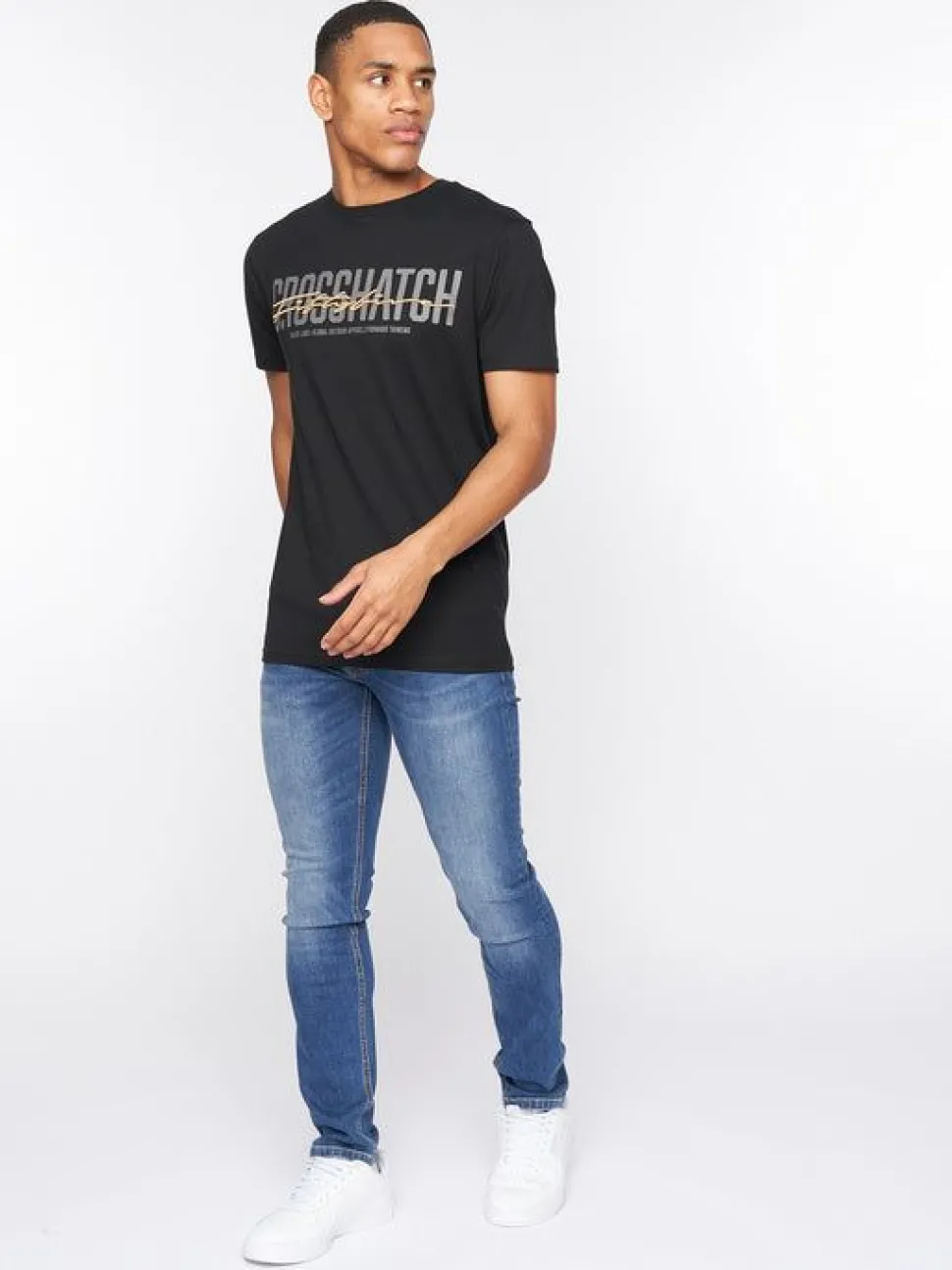 Gooch T-Shirt Black by Crosshatch