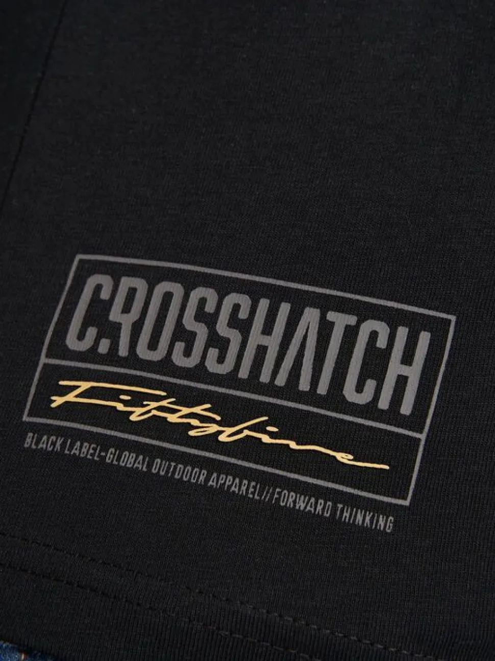 Gooch T-Shirt Black by Crosshatch