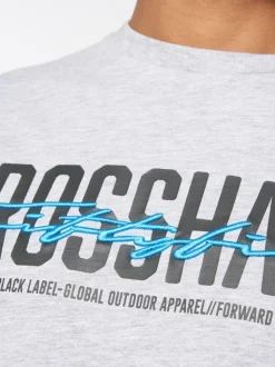 Gooch T-Shirt Light Grey Marl by Crosshatch