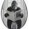 Gorilla Printed Toilet Seat