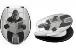 Gorilla Printed Toilet Seat