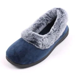 Gracie Women's Comfort Walk Slippers Navy